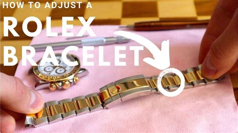 rolex resizing|rolex bracelet adjustment guide.